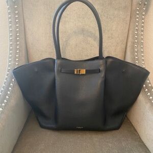 DeMellier New York Tote in Black Small Grain - Like New